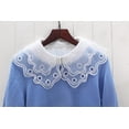 thumbnail image 5 of Camicover  Women’s Half Shirt Blouse Collar Dectachable Dickey Collar Fake Blouse Collar, 5 of 7