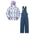 thumbnail image 3 of Mountain Warehouse Boys/Girls Polar Zone Printed Jacket & Salopettes Set, 3 of 5