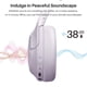 thumbnail image 3 of TOZO HT2 Hybrid Active Noise Cancelling Headphones, Wireless Over Ear Bluetooth Headphones, 60H Playtime, Hi-Res Audio Custom EQ via App Deep Bass Comfort Fit Ear Cups, for Home Office Travel Purple, 3 of 5