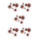 thumbnail image 3 of Decoraciones de estrellas Moyic colgante de Navidad material premium color dorado plateado Oro rosa, 3 of 6