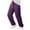 #212-Purple, variant on Men's Solid Color Elastic Breathable Wrinkle Straight Leg Hip-hop Pants