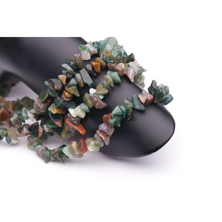 - Small Chip - Shaped Beads Semi Precious Gemstones Size: 6x4mm Crystal Energy Stone Healing Power for Jewelry Making