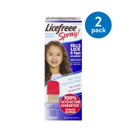 (2 Pack) LICE FREEE! (Best Head Lice Treatment For Kids)