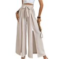 thumbnail image 3 of Yifymode Summer Beach Cover Up Pants for Women Flowy Pant Wide Leg Bathing Suit Coverup Swimsuit Palazzo with Slits, 3 of 6