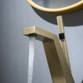 thumbnail image 3 of Solid Brass Single Hole Bathroom Sink Faucet, Lever Handle Basin Faucet, 3 of 8