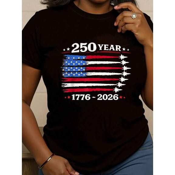 250 Years American 250th Anniversary USA Patriotic 4th July T-Shirt
