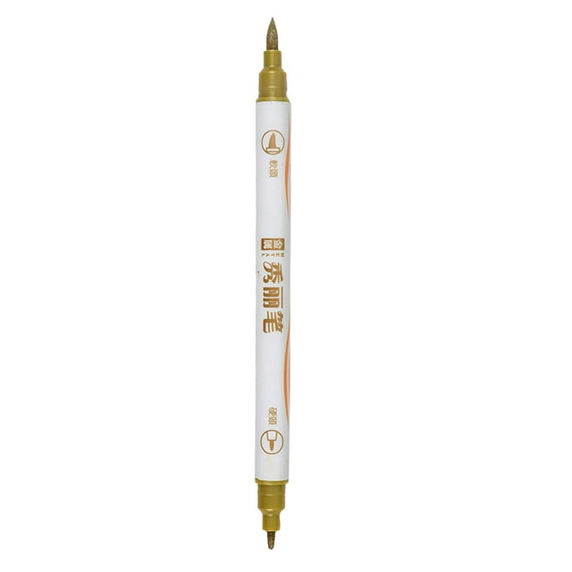 Pens Fine Point .5 Ink Large Point Set Ballpoint Pen Pretty Journal Pens Posh plus Pen Colorful Pen With Double Head 10ml Metal Pearlescent Soft Pen Art Painting Pigment Pen Student