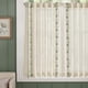 thumbnail image 5 of Cortinas Jinchan de Lino 137x137 cm Bordado Floral Verde Beige, 5 of 9