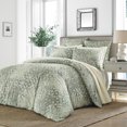 thumbnail image 1 of Stone Cottage Abingdon Comforter Set, Queen, Dark Green, 1 of 6