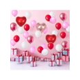 thumbnail image 5 of 45pcs Valentine Heart Balloon Set Red Heart Lips Love Foil Balloons Metallic Red Latex Balloons 18 Inch Heart Balloons With Ribbon For Valentines Day, 5 of 5
