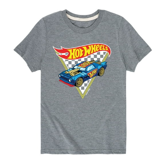 Hot Wheels - Checkered Triangle Flag - Toddler And Youth Short Sleeve Graphic T-Shirt