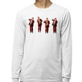 thumbnail image 2 of Santa Dancing Trump Long Sleeve Shirt Unisex Small White, 2 of 5