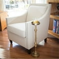 thumbnail image 7 of Pemberly Row Traditional Iron Metal Side Table in Brass Finish, 7 of 7