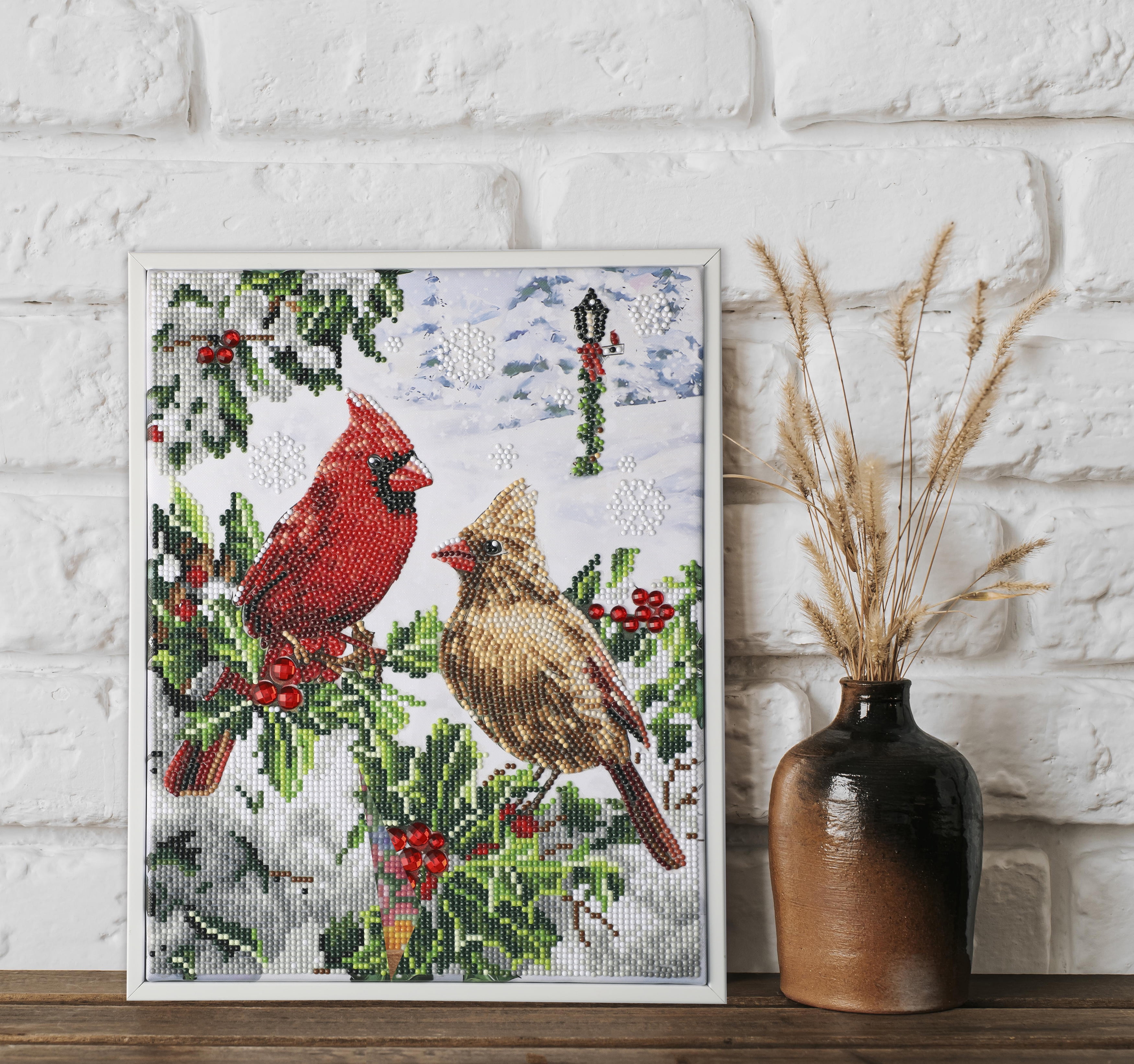 DIAMOND DOTZ® Cardinal Christmas Special Edition Diamond Painting