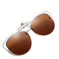 thumbnail image 1 of Gafas de sol polarizadas con clip para hombres y mujeres, gafas de sol para miopía, lentes de visión nocturna de doble propósito para día y noche, gafas con clip tipo ojo de gato, 1 of 6