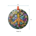 thumbnail image 5 of Peace Sign Ornament SunCatcher Peace Symbol Light Catcher Window Hanging Home Decoration Gifts New Home Protection, 2025, Holiday Decoration, Seasonal 2025, Festive Home Accent,, 5 of 5