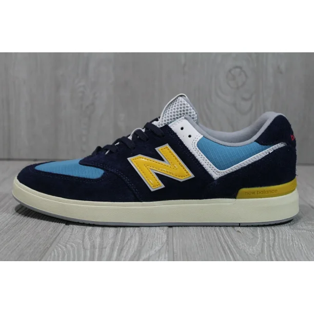 55 New Balance 574 Mens Casual Shoes Sneakers All Coasts Blue AM574MGN SZ 10 11
