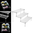 thumbnail image 5 of Transparent Ladder Figure Model Car Desktop Storage Ladder Display Stand , 3 Tier, 5 of 7