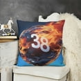thumbnail image 2 of SHANXI Snooker Ball Throw Pillow Covers Square Pillowcase for Bedroom Couch Livingroom Case 18x18in, 2 of 5