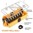 thumbnail image 2 of 7 Way Trailer Wire Junction Box Clear Cover Color-Coded 7 Pin Terminal Studs, Heavy Duty 7 Gang Trailer Wiring Connector Weatherproof Electrical Junction Box for Rewiring RV Camper Trailer Light, 2 of 8
