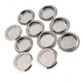 thumbnail image 1 of 2x 10 Unids Agujero Louver de Material Acero Inoxidable Cubierta de Ventilación de Aire para Pequeña Sala Oficina Hogar 2 piezas, 1 of 8