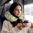 thumbnail image 6 of Easygdp Twig Sloth Travel Pillow Memory Foam, Head Neck Support Airplane Pillow for Traveling, Car, Home, Travel Neck Flight Pillow, 6 of 8