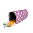 thumbnail image 5 of Naloa Purple And White Polka Dot Mailbox Covers Magnetic Post Box Cover Post Letter Box Cover Garden Decor-25.5x21 in, 5 of 8