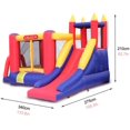 thumbnail image 4 of Inflatable Bounce House, Hikiddo Kids Bouncy Jumping Castle with Air Blower, 4 of 9