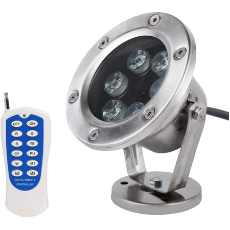 LED Underwater Pool Light Low Voltage Fountain Light IP68 Color ...