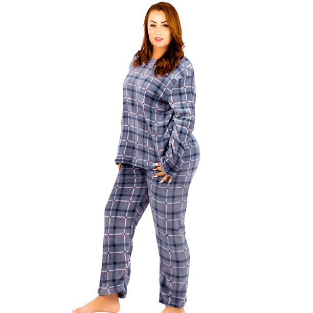 Pijama Afelpada Mujer Polar Pantalón Sudadera Unitalla