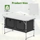 thumbnail image 2 of WildFinder Mesa de Camping, Mesa de Camping Plegable con Almacenamiento, Ligera y portátil, Mesa Plegable Ajustable en 3 Alturas para Barbacoa, Camping, Picnic y Uso en Interiores, Gris, 2 of 5