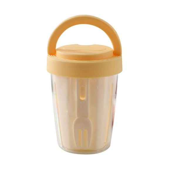 Moocorvic Salad Cup with Lids and Fork Fresh Fruit Container for Lunch, Portable Food Dressing Cup Breakfast Meal Vegetable