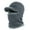 03_Grey, variant on Lroveb Balaclava Hats for Men Full Face Cover Winter Knitted Hat Warm Cycling Ski Women Windproof Hood Heavyweight Thermal Fleece Hat