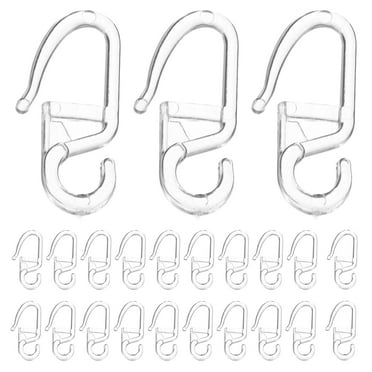 Miangastore 50pcs Bed Curtain Special Hook Accessories Curtain Hanging Ring Curtain Roll Universal Curtain Sliding Curtain Hooks for Home