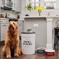 thumbnail image 1 of Harry Barker Bon Chien Dog Food Storage Canisters, Large 40lbs of Food ShopWise Round, 1 of 6