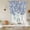 Blue, variant on Spring Botanical Tie Up Curtains for Windows, Adjustable Balloon Window Shades, Watercolor Floral Flowers Botanical Yellow Kitchen Window Treatments Farmhouse Short Curtains with Rod Pocket 42"x45"