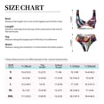 thumbnail image 6 of Honeii Abstract Jazz Instrumental Print Women’s Bikini Set,Two Piece Swimsuit Bathing Suits,Stylish High Elasticity Swimwear for Beach and Pool, 6 of 7