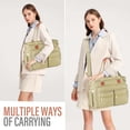 thumbnail image 6 of Gocvo Large Capacity Womens Work Bag Multi-functional Teacher Tote Bag with Laptop Compartment Office Work Tote Bag, Khaki, 6 of 6