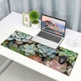 thumbnail image 6 of Qinduosi Cute Succulents Mouse Pad, Natural Plants Mousepad for Design, Anti-Slip Rubber Base Wireless Mouse Pads for Laptop 31.5x11.8 in, 6 of 6