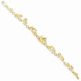 thumbnail image 2 of Solid 14k Yellow Gold Noah's Ark Bracelet 7" - with Secure Lobster Lock Clasp (11mm), 2 of 3