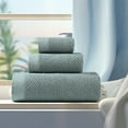 thumbnail image 2 of Bxaolu Bathroom Towels Set, Cotton Bath Towel Sets of 3 for Bathroom, Super Soft Highly Absorbent, Bath Towels Set with 1 Bath Towel, 1 Hand Towel, 1 Washcloths, Green, 2 of 7