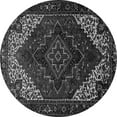 thumbnail image 1 of Ahgly Company Indoor Round Persian Gray Traditional Area Rugs, 5' Round, 1 of 1
