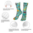 thumbnail image 3 of Salouo Trucks And Excavators Pattern Fun Novelty Crew Socks,Casual Athletic Socks Neutral Socks, 3 of 7