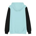 thumbnail image 4 of OUSITAID Fashion Men Hooded Sweatshirts Comfortable Hoodie Drawstring Patchwork Pocket Tops, 4 of 4