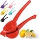 thumbnail image 1 of Exprimidor de limón de metal premium, exprimidor de cítricos, prensa manual para extraer la mayor cantidad de jugo - Rojo, 1 of 5