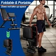 thumbnail image 3 of Adjustable Weight Bench, 7 Positions Foldable Workout Olympic Bench Press Includes Resistance Bands, Maximum Weight 780 Lbs., 3 of 7
