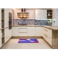 thumbnail image 5 of Ahgly Company Indoor Rectangle Patterned Crocus Purple Area Rugs, 6' x 9', 5 of 6