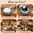 thumbnail image 3 of Stainless Steel Chafing Fuel Holders with Lid, Heat-Resistant Wick Containers for Chafer Rack (8-Pack), 3 of 4