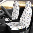 thumbnail image 3 of Fotbe Funny Kawaii Unicorns Dancing Pattern Automotive Seat Covers for Cars Trucks and SUVs – Car Seat Covers for Front Seats,Protective Seat Covers,Vehicle Seat Covers, Set of 2, 3 of 9