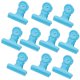 thumbnail image 2 of 10 Uds. Clips metálicos para encuadernación, abrazaderas para carpetas de papel para etiquetas, bolsas, tiendas y Azul claro kusrkot Clips de papel de carpeta, 2 of 8